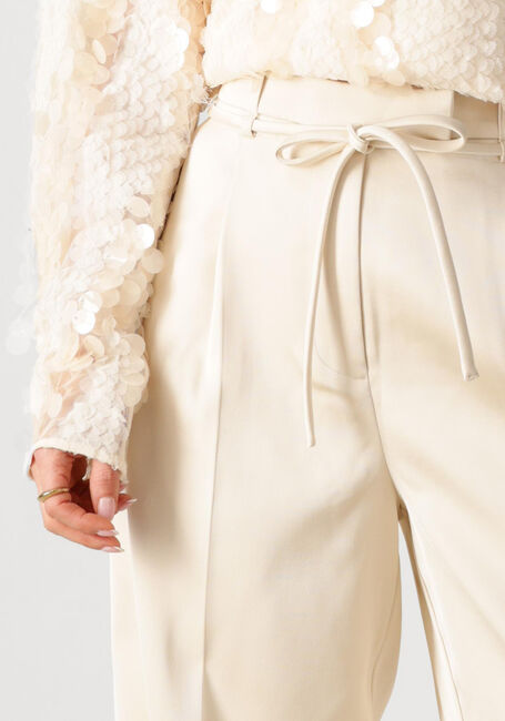 Creme SECOND FEMALE Weite Hose DAZZLE TROUSERS - large