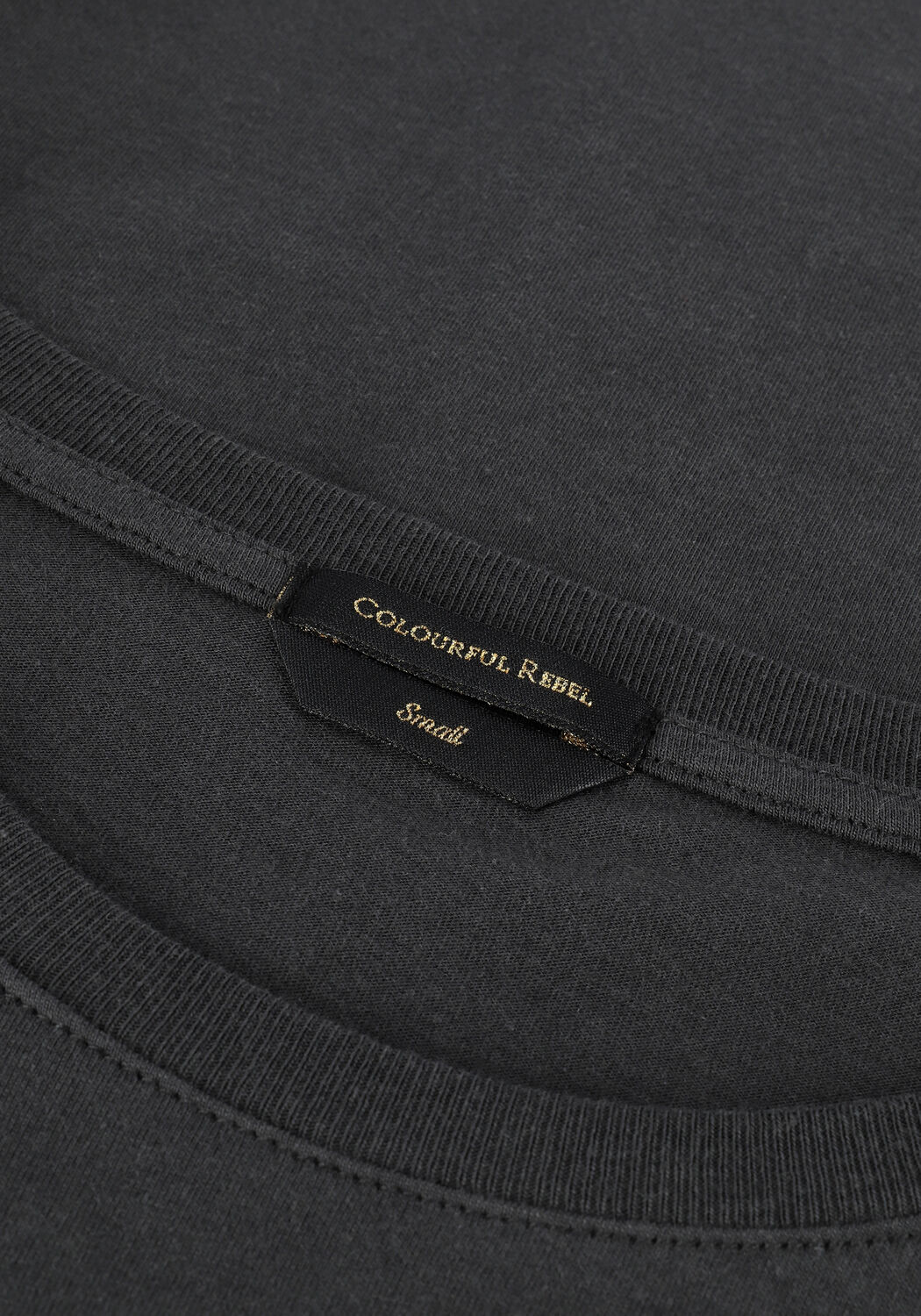 Graue COLOURFUL REBEL T-shirt BORN LUCKY GLITTER CLASSIC TEE - large