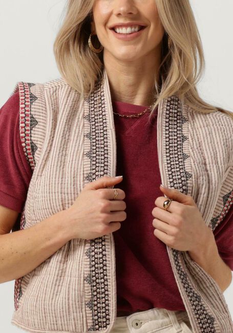 Sand BY-BAR Gilet ISLA HANDLOOM JACKET - large