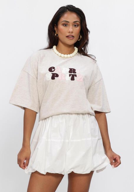 Beige CIRCLE OF TRUST T-shirt RANE TOP - large