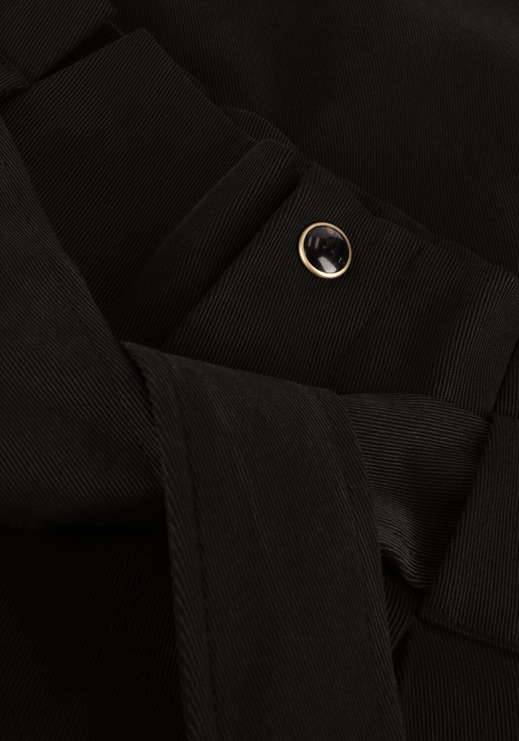 Schwarze SCOTCH & SODA Hose DAISY - HIGH RISE STRAIGHT LEG PAPERBAG TROUSERS - large