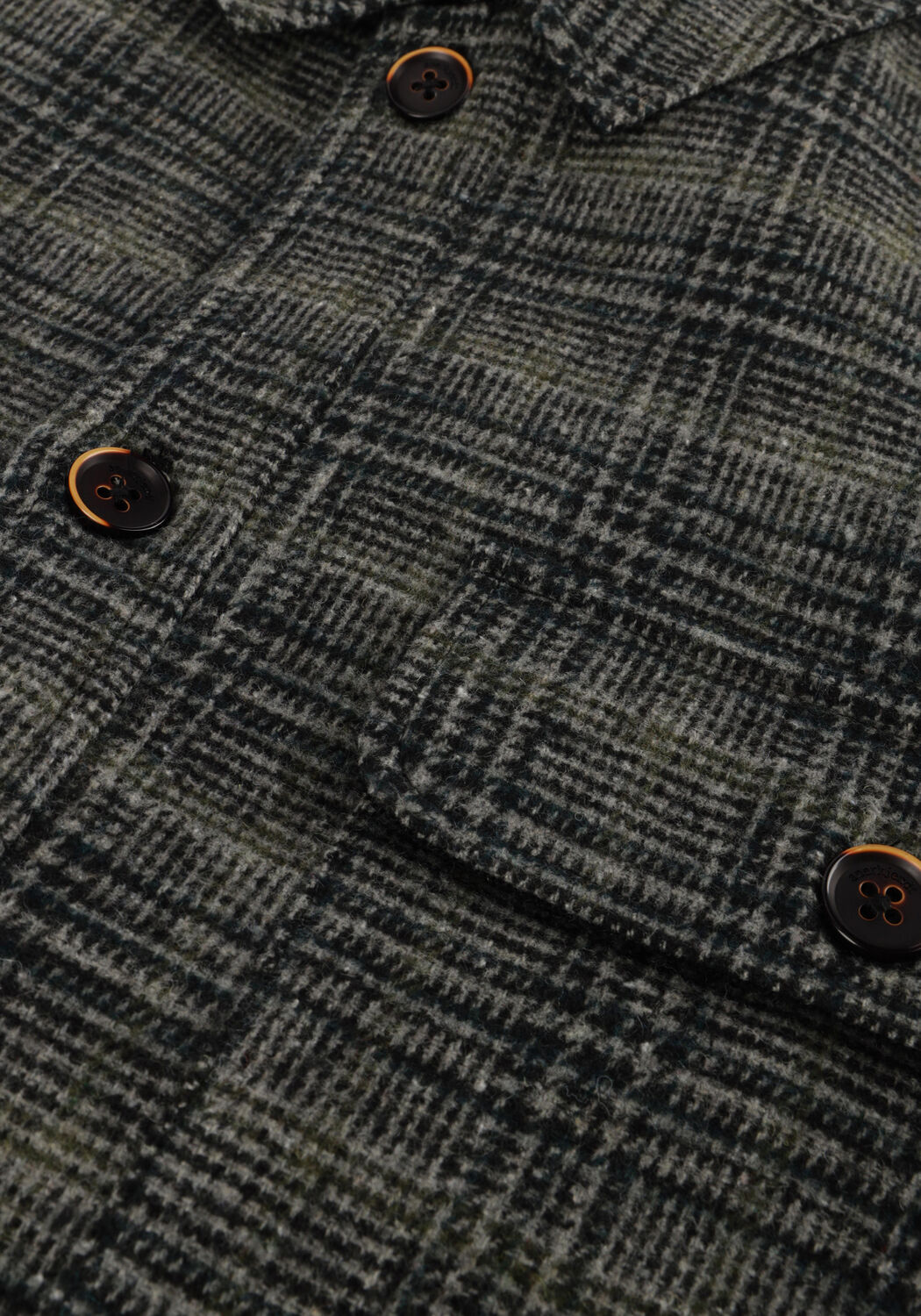 Dunkelgr&uuml;n ANERKJENDT Overshirt AKLION CHECK OVERSHIRT - large