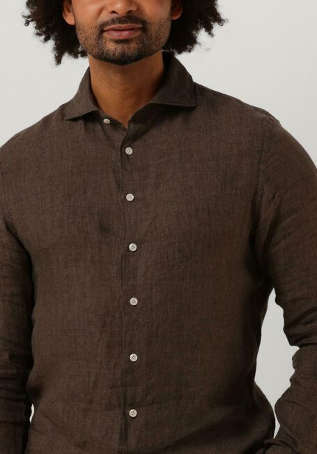 Braune PROFUOMO Casual-Oberhemd PPUH10026 - large