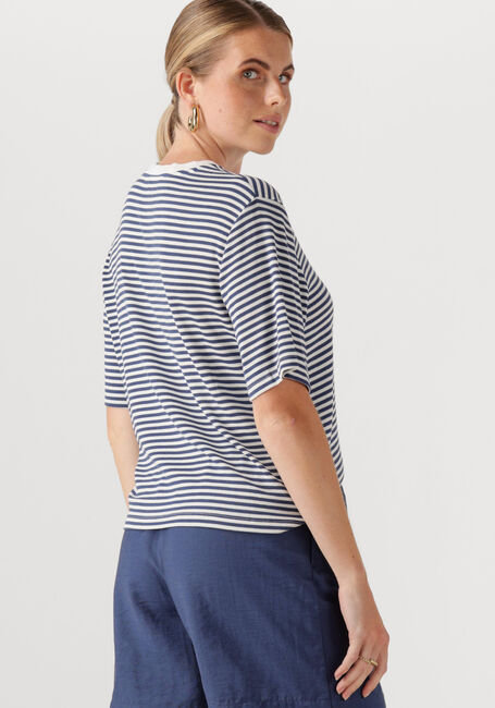 Blaue MSCH COPENHAGEN T-shirt MSCHJANA TEE STP - large