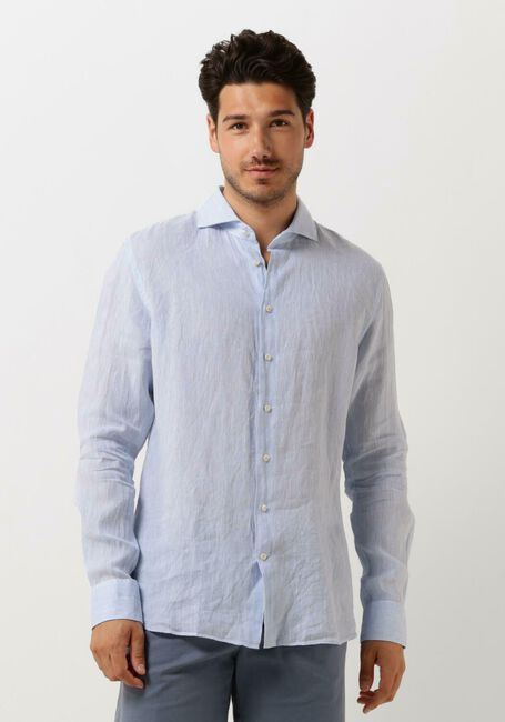 Hellblau PROFUOMO Casual-Oberhemd SHIRT X-CUTAWAY SC LINNEN - large