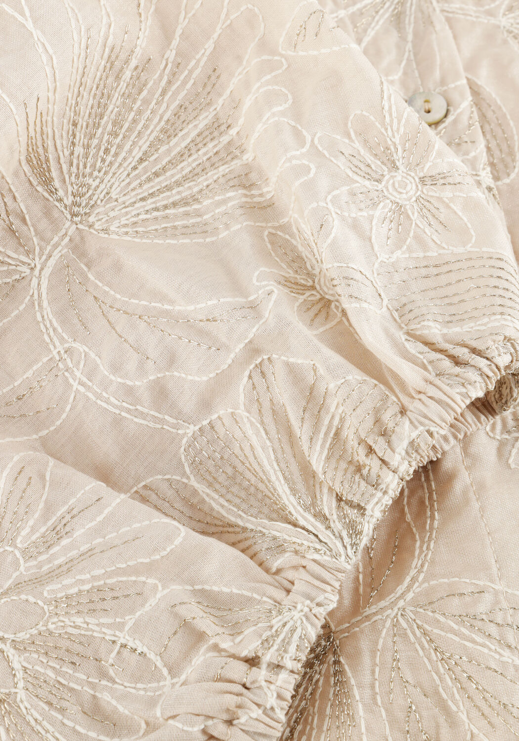 Ecru NUKUS Blusen LYNN BLOUSE EMBROIDERY - large