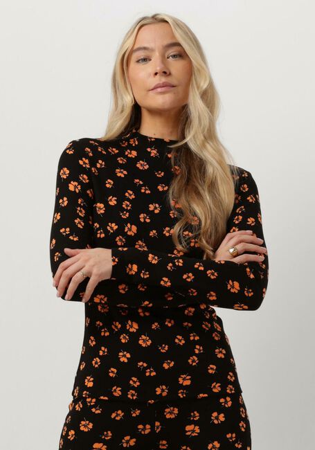 Schwarze CATWALK JUNKIE Tops & T-shirts LS TANGERINE - large