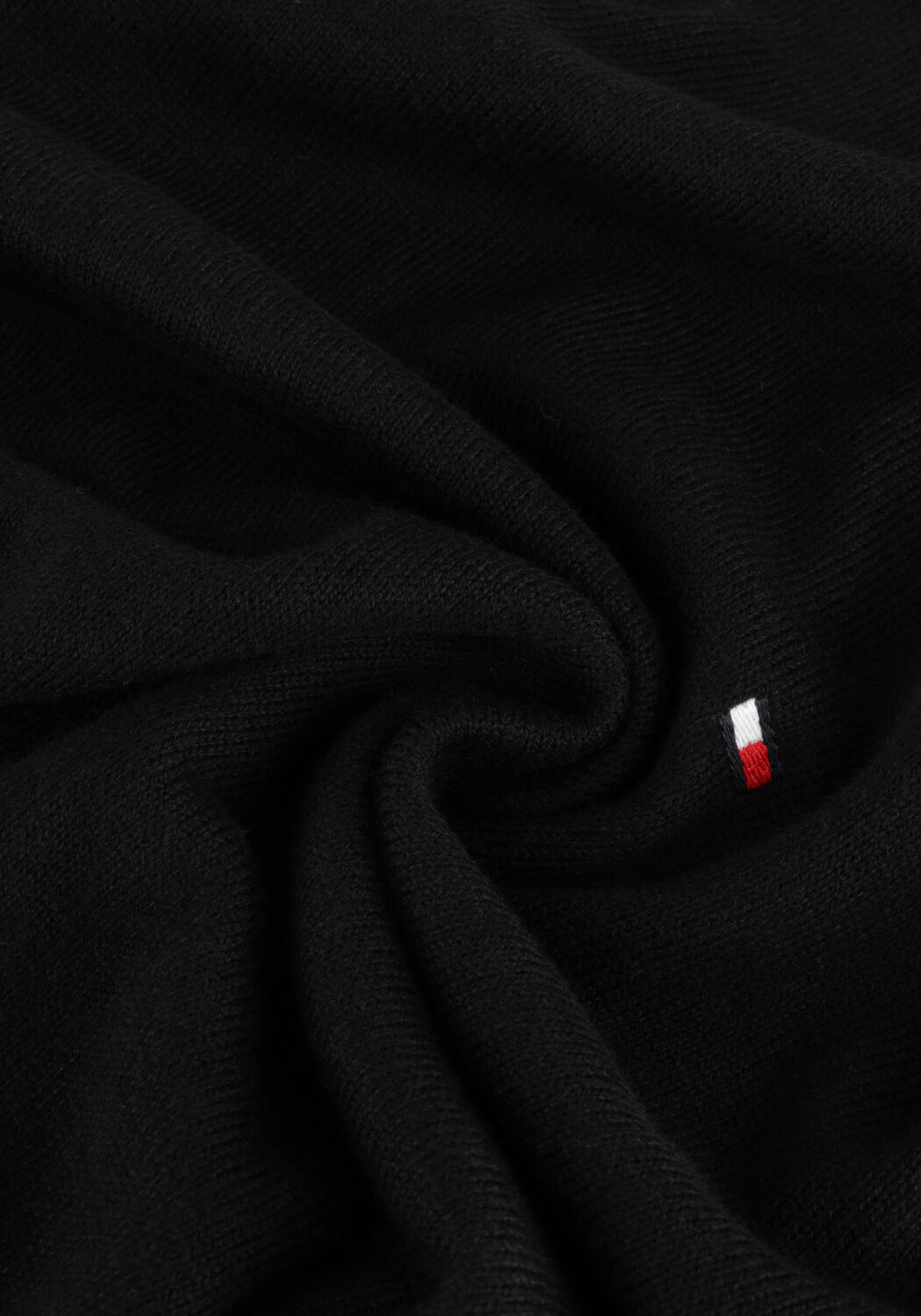 Schwarze TOMMY HILFIGER Rollkragenpullover PIMA ORG CTN CASHMERE ROLL NECK - large