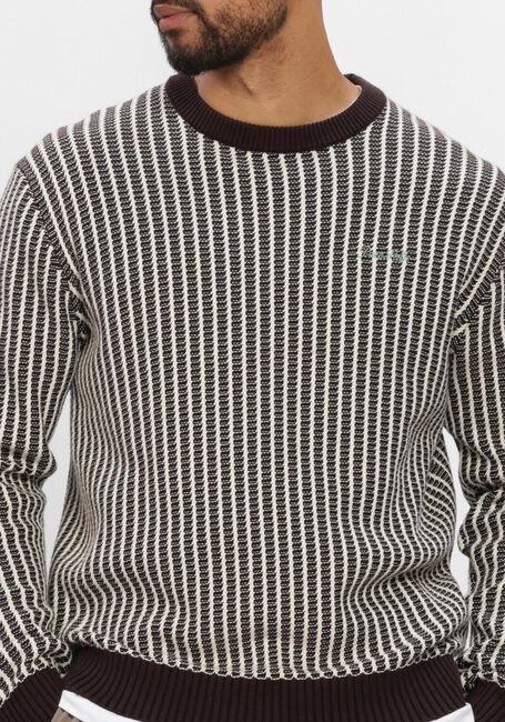 Braune PURE PATH Pullover LADDERSTITCH - large