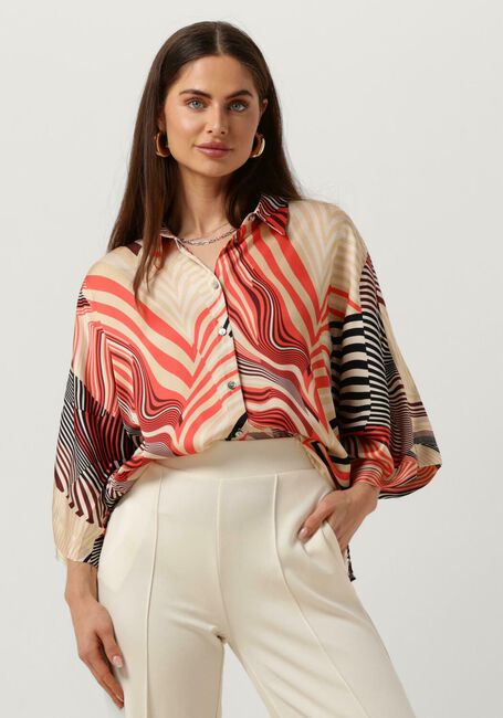 Mehrfarbige/Bunte SUMMUM Blusen BLOUSE GEOMETRICAL STRIPES BLOUSE GEOMETRICAL STRIPES - large