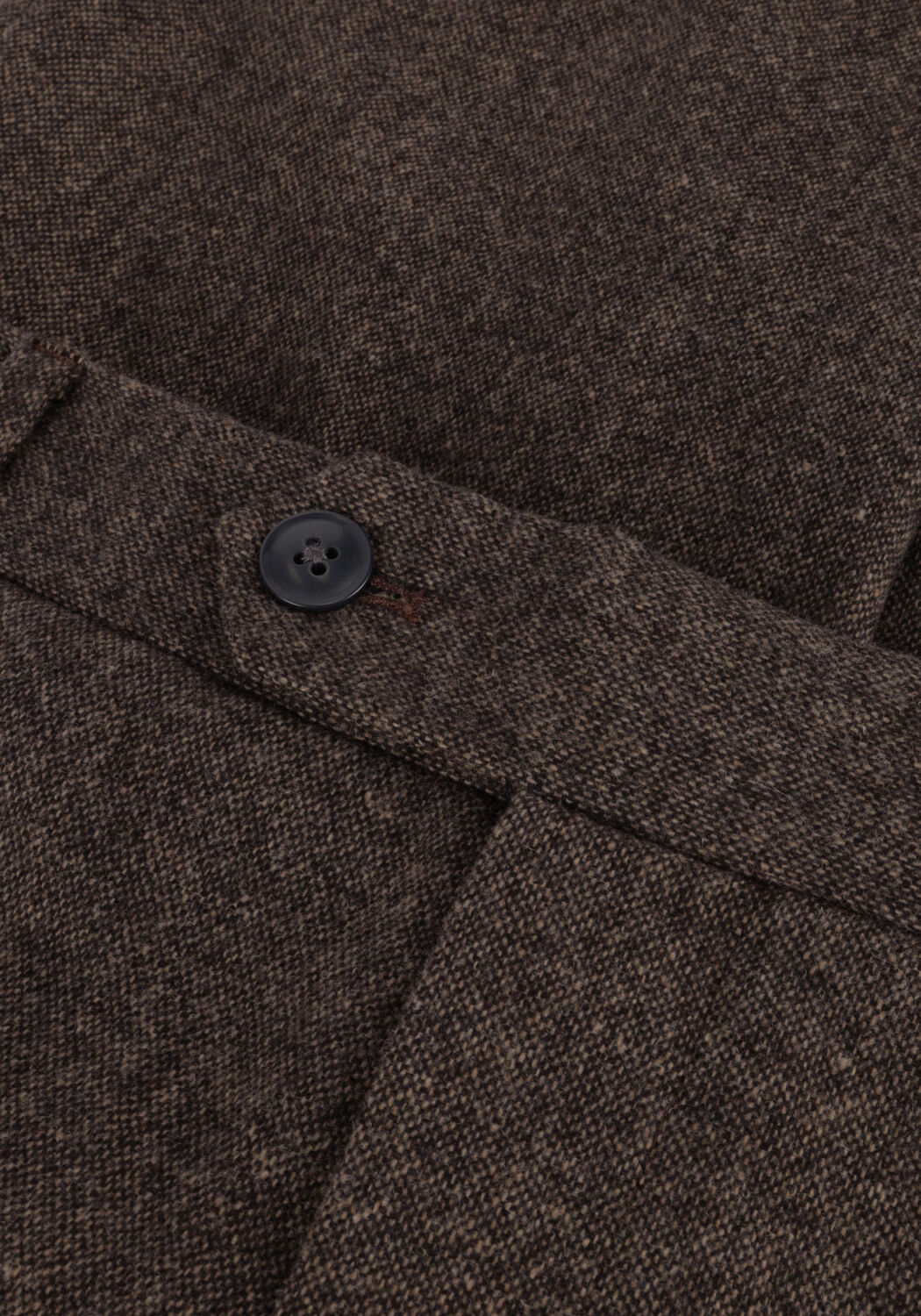 Braune SELECTED MEN Hose SLHSLIM-REED WOOL TRS - large