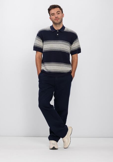 Dunkelblau ANERKJENDT Polo-Shirt AKSEB STRIPE POLO SS KNIT - large