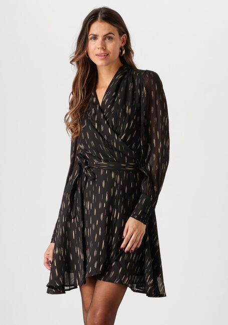 Schwarze NOTRE-V Minikleid NV-ELS - large