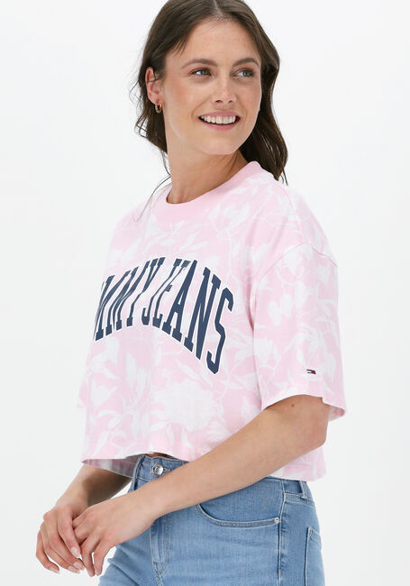 Rosane TOMMY JEANS T-shirt TJW AOP COLLEGIATE T - large