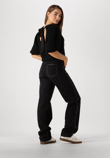 Schwarze CO'COUTURE Pullover CORALIE BOW RIB KNIT - large