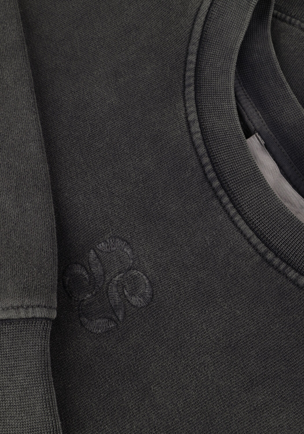 Dunkelgrau MY ESSENTIAL WARDROBE Pullover DIEGOMW LOGO EMB. SWEAT - large