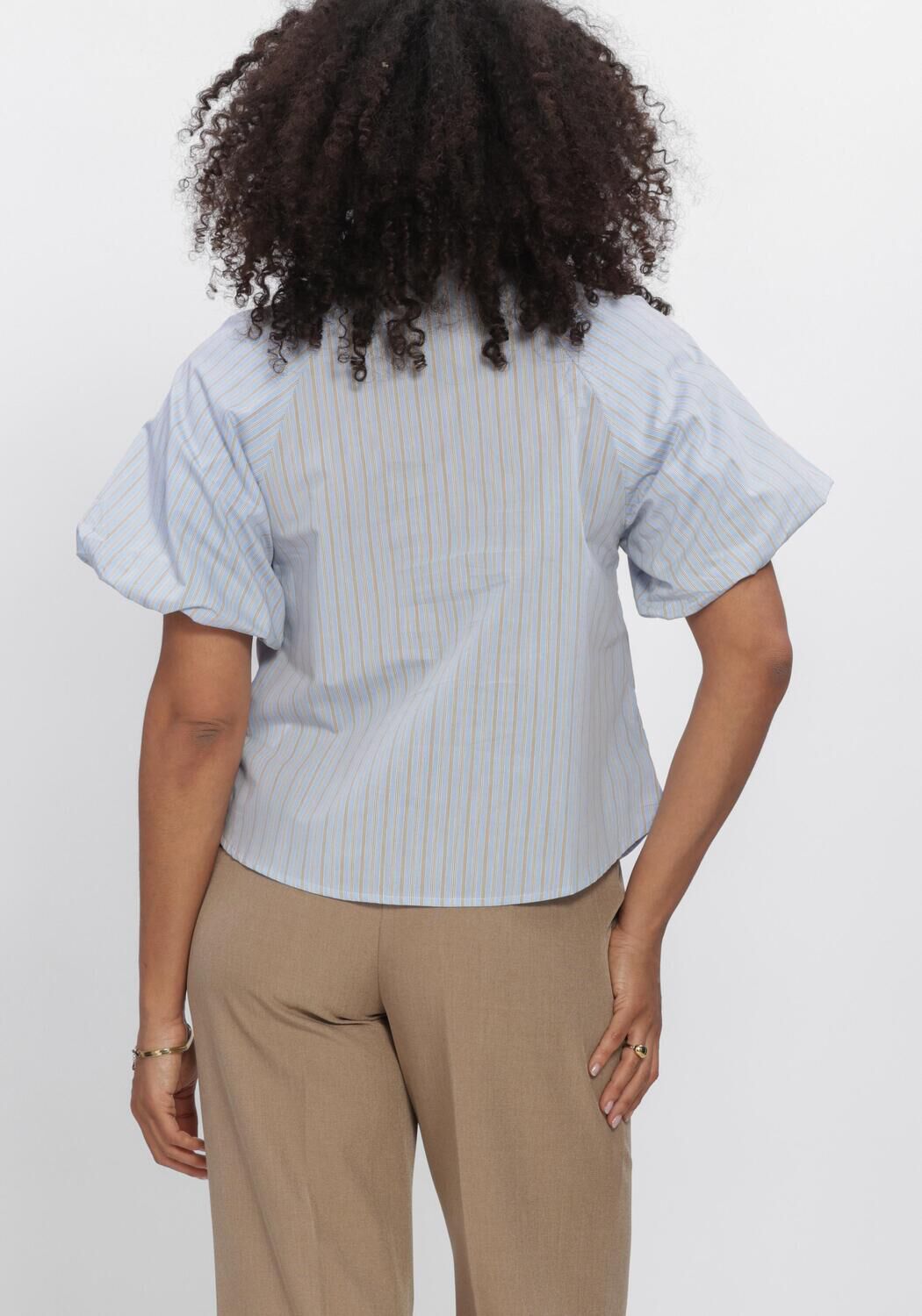 Mehrfarbige/Bunte MODSTR&Ouml;M Blusen AUGUSTAMD SHIRT - large