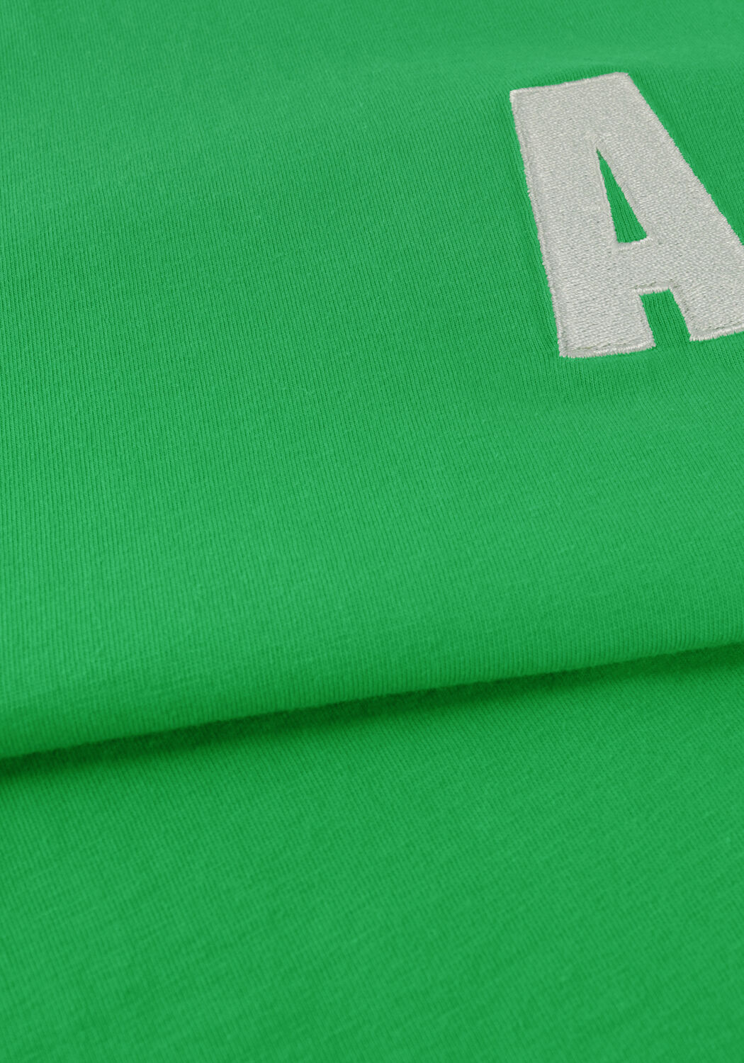 Gr&uuml;ne ALIX THE LABEL T-shirt LADIES KNITTED EMBROIDERED A T-SHIRT - large