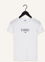 Weiße TOMMY JEANS T-shirt TJW SKINNY ESSENTIAL LOGO 1 SS Weiße TOMMY JEANS T-shirt TJW SKINNY ESSENTIAL LOGO 1 SS - medium