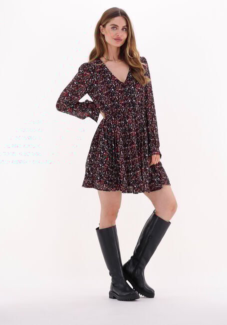 Rote COLOURFUL REBEL Minikleid OLSA MINI FLOWER MINI DRESS - large