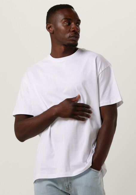Weiße PUREWHITE T-shirt TSHIRT WITH SMALL LOGO AT SIDE AND BIG BACK EMBROIDERY - large