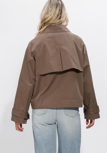 Braune SELECTED WOMEN Jack SLFNEW CILO SHORT TRENCHCOAT - large