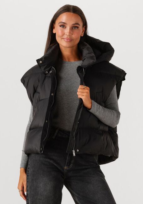 Schwarze WITHBLACK Bodywarmer WBLVANESSA PUFFER WAISTCAOT - large