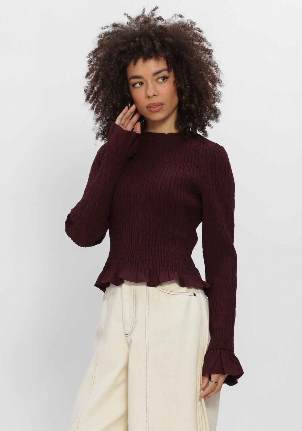 Bordeaux HARPER & YVE Blusen VEERLE-LS - large