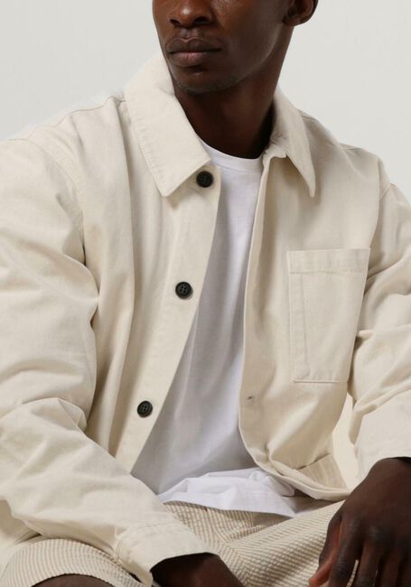 Nicht-gerade weiss ANERKJENDT Overshirt AKOSCAR TWILL OS - large
