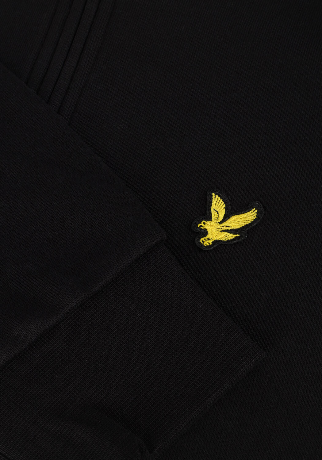 Schwarze LYLE & SCOTT Sweatshirt LOOPBACK QUARTER ZIP SWEAT - large