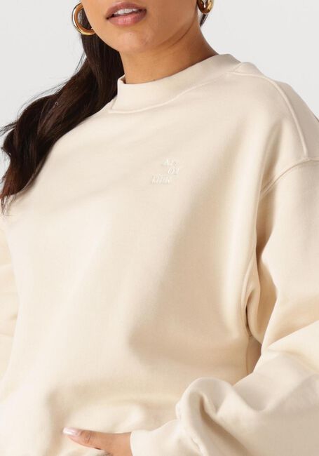 Beige ANOTHER LABEL Sweatshirt JAXY KISS SWEAT L/S - large