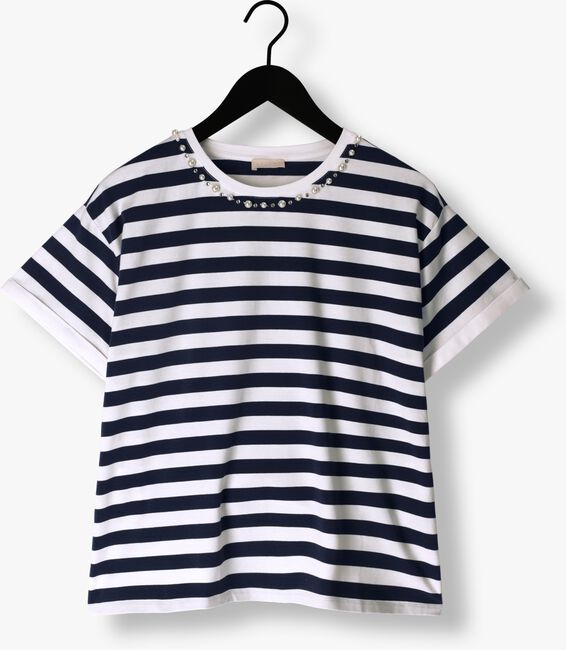 Blau/weiß gestreift LIU JO T-shirt J.STRIPED T-SHIRT - large