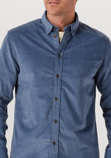 Blaue ANERKJENDT Casual-Oberhemd AKLEIF SOLID CORD SHIRT - large
