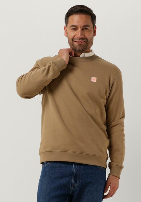 Sand SCOTCH & SODA Sweatshirt CLASSIC ESSENTIAL CREWNECK SWEATSHIRT - large
