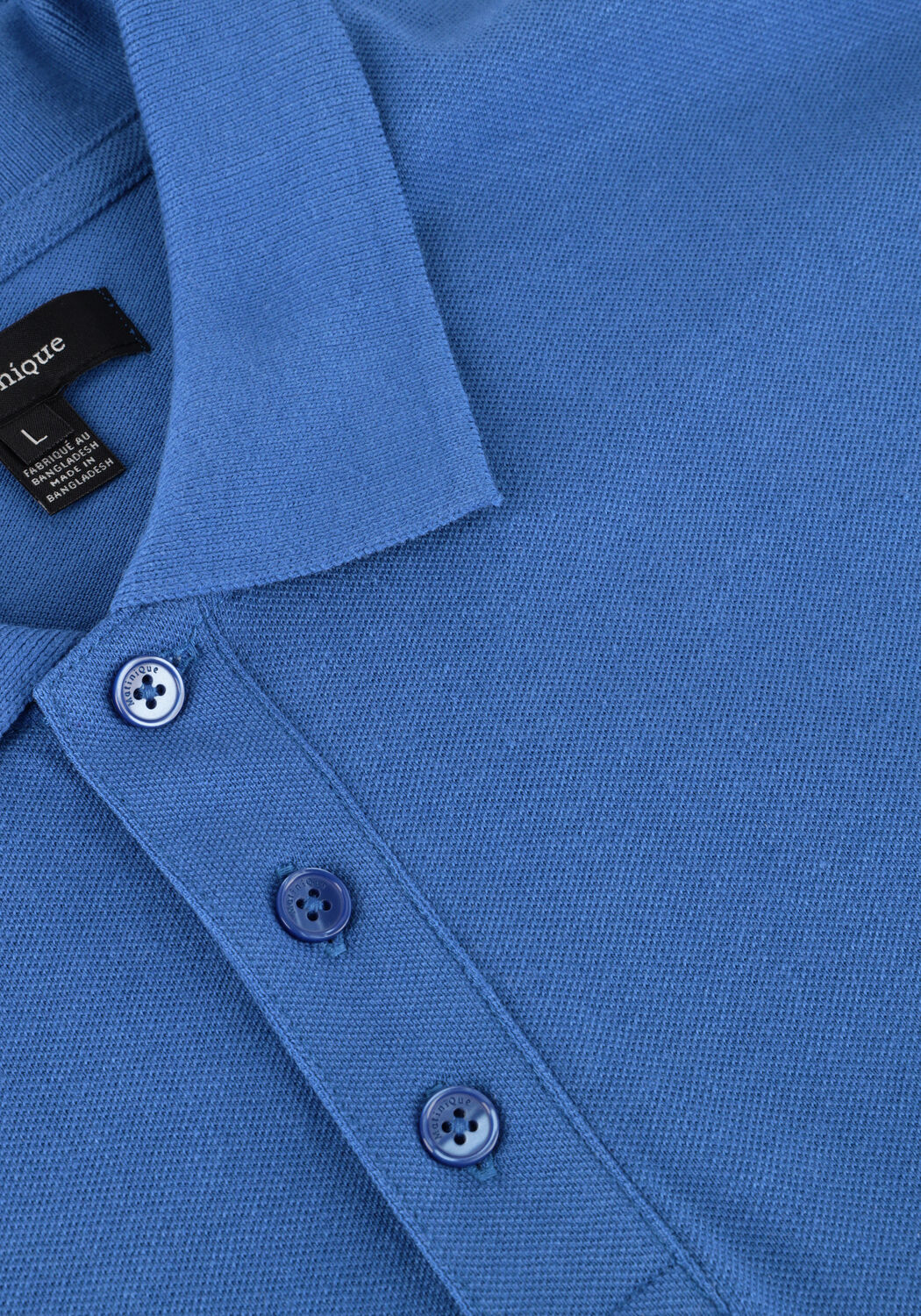 Blaue MATINIQUE Polo-Shirt MAPOLEO MELANGE - large