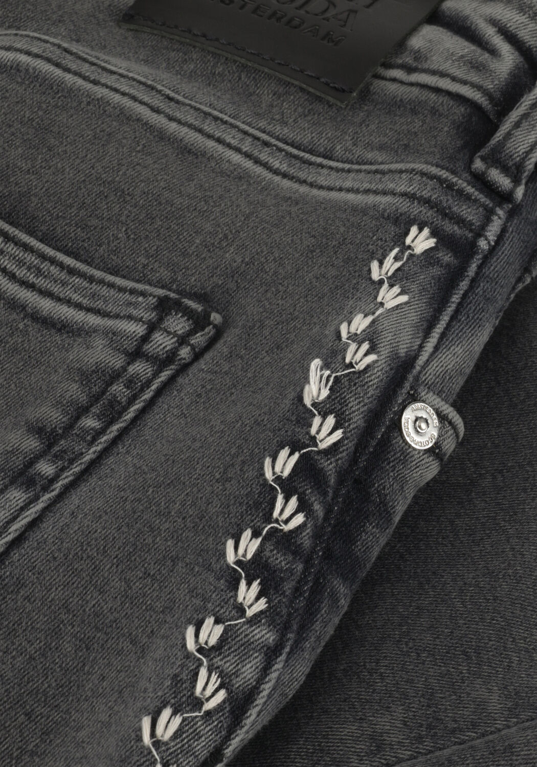 Graue SCOTCH & SODA Skinny jeans HAUT SKINNY JEANS - DUSK TILL DAWN - large