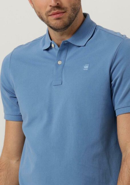 Blaue G-STAR RAW Polo-Shirt DUNDA SLIM POLO S/S - large