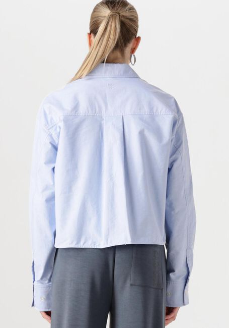 Hellblau SECOND FEMALE Blusen BAULO CROPPED SHIRT - large