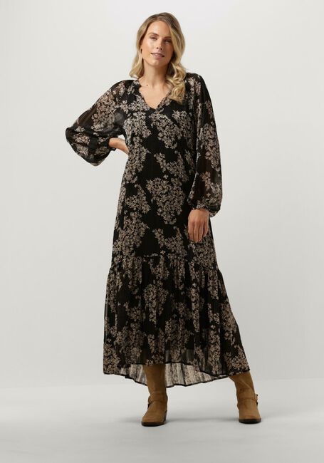 Schwarze NEO NOIR Midikleid HALLAS ELDERFLOWER DRESS - large