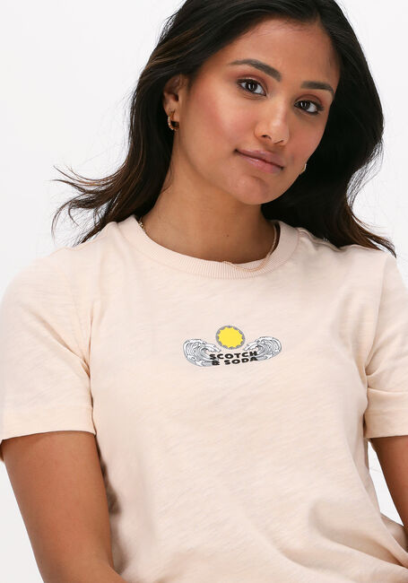 Orangene SCOTCH & SODA T-shirt REGULAR-FIT ORGANIC COTTON T-SHIRT WITH GRAPHICS - large