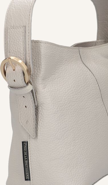 Hellgrau FRED DE LA BRETONIERE Handtasche LINDI BUCKET BAG GRAIN LEATHER Hellgrau FRED DE LA BRETONIERE Handtasche LINDI BUCKET BAG GRAIN LEATHER - large