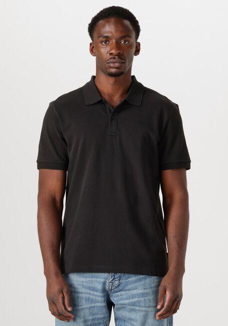 Schwarze SCOTCH & SODA Polo-Shirt LOGO PIQUE POLO - large