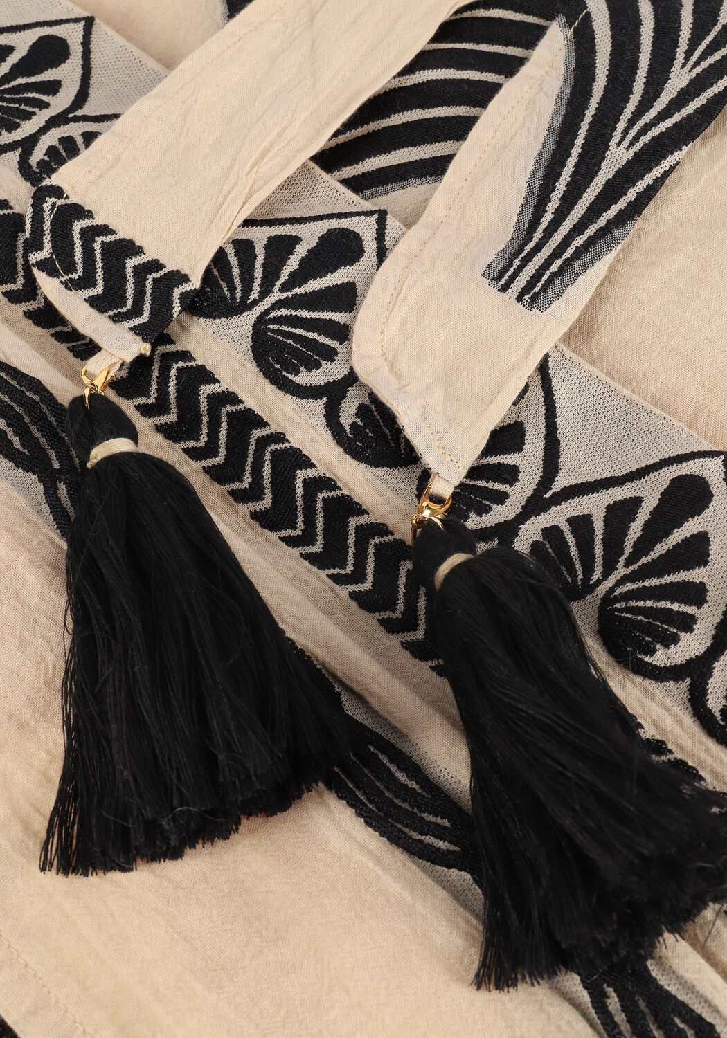 Schwarze NEMA Midikleid MARLENE - large