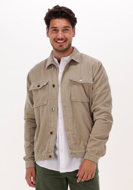 Khaki FORÉT Overshirt CLUSTER CORDUROY - large