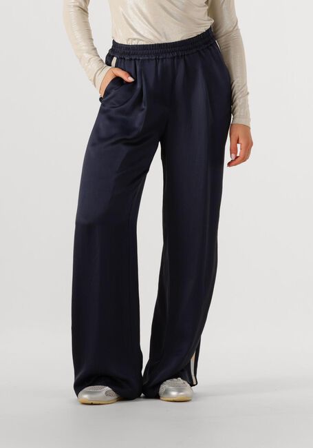 Dunkelblau SUMMUM Hose TROUSERS HEAVY SILKY TOUCH - large