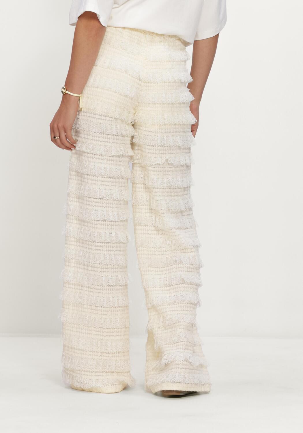 Nicht-gerade weiss HARPER & YVE Weite Hose LO-PA - large