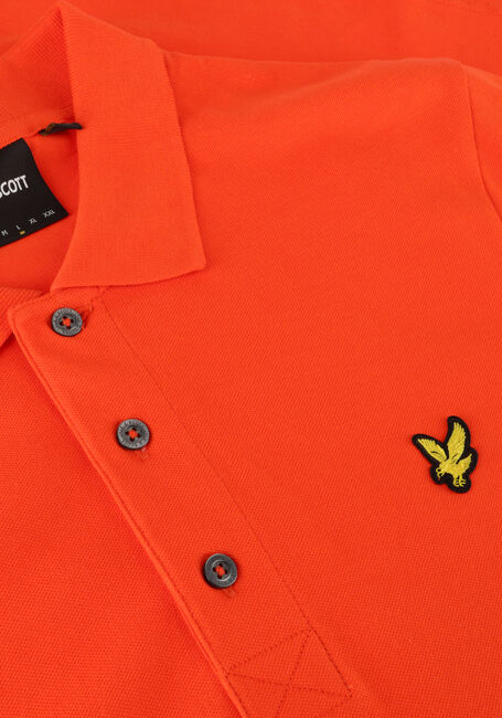 Orangene LYLE & SCOTT Polo-Shirt PLAIN POLO - large