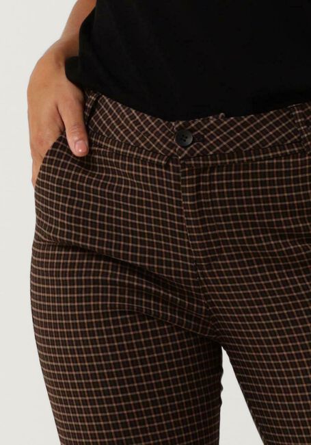 Braune MINUS Hose NEW CARMA CHECK 7/8 PANTS - large