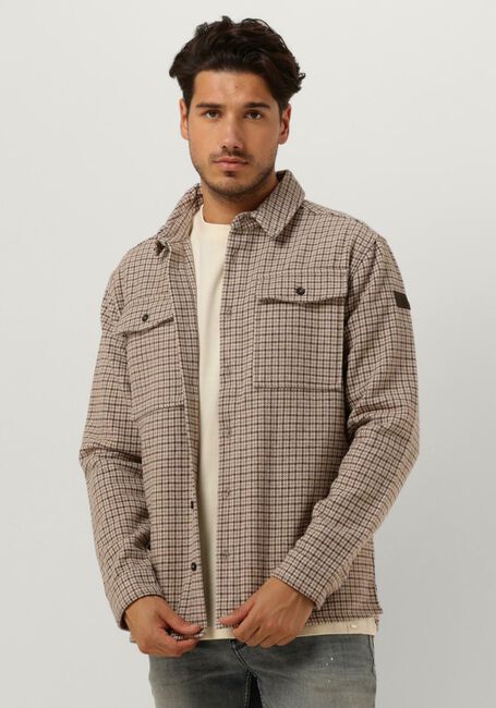 Braune PUREWHITE Overshirt HERITAGE PATTERN OVERSHIRT WITH TWO CHEST POCKETS - large