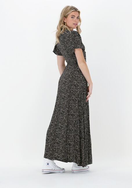 Schwarze COLOURFUL REBEL Maxikleid AVA SMALL LEOPARD MAXI WRAP DRESS - large